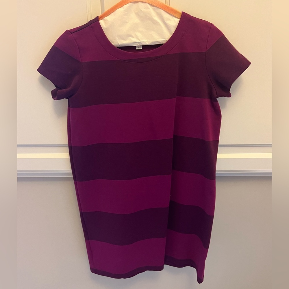 GAP Purple Striped Dress